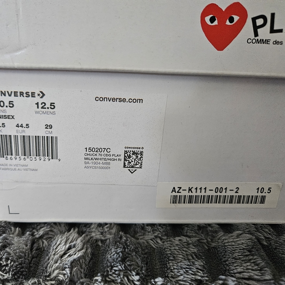 Unisex Converse Comme des Garcons - Picture 5 of 5